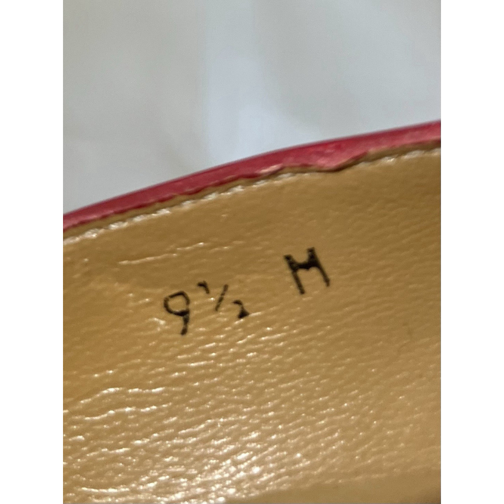 Stuart Weitzman Cherry Red Patent Peep toe Heels 9.5 M - Picture 3 of 14